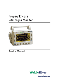 WelchAllyn_Propaq_Encore_-_Service_manual