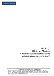 WelchAllyn_Propaq_100_Monitor_-_Service_manual