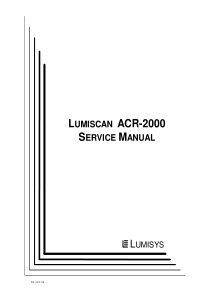 Lumisys Lumiscan ACR-2000 X-Ray Film Digitizer - Service manual
