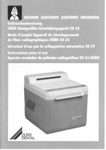Dürr XR24 Developer - User manual