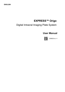 Instrumentarium Dental Express Origo Digital Intraoral Imaging Plate System - User manual