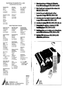 Dürr XR24, XR25 Developer - Cleaning instruction