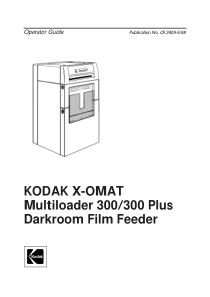 Kodak_X-Omat_Multiloader_300_Film_Feeder_-_User_manual