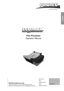 Protec Ecomax - User manual