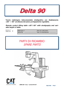 CAT Delta 90 X-Ray - Spare parts