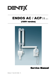 Dent-X Endos AC-ACP Dental X-Ray - Service manual