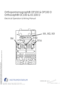 Instrumentarium Dental OP-100 Dental Panorama X-Ray - Service manual
