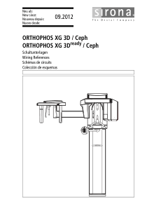 Sirona Orthophos XG3D Dental X-Ray - Wiring diagrams