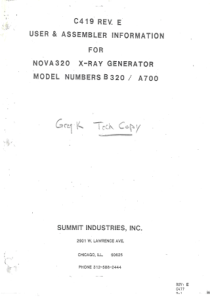 Summit_Nova_320_x-ray_generator_-_Service_manual