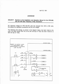 Bennett HFQ-100 X-Ray - User and service manual
