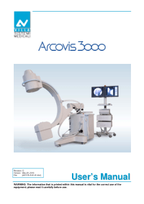 Villa Arcovis 3000 C-Arm X-Ray System - User manual