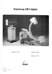 Ziehm Exposcop CB7-D - User manual