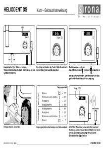 Sirona Heliodent Dental X-Ray - Quick user manual