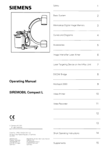 Siemens Siremobil Compact L - User manual