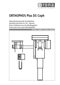 Sirona Orthophos Plus Dental X-Ray - User manual 2
