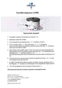 Medax_Paraffin_Dispenser_-_Instruction_manual