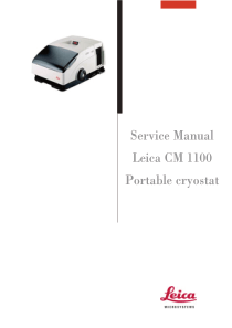 Leica_CM1100_Cryostat_-_Service_manual