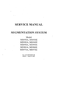 Terumo_MS9xx_Segmentation_System_-_Service_manual