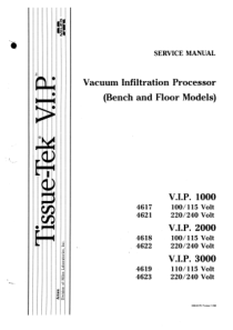 Miles_Tissue-Tek_VIP_1000,2000,3000_Vacuum_Infiltration_Processor_-_Service_manual