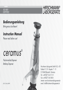 Hirschmann Ceramus - User manual (en,de)