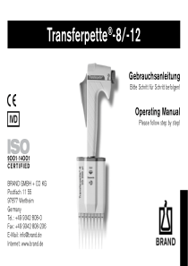 Brand Transferpette 8-12 - User manual (en,de)