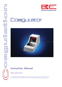 BE Coagulator - User manual