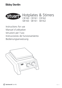Barloworld Hotplates CB160,161,162 - User manual