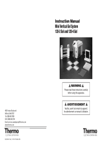 Thermo Mini Vertical Gel System 120 - User manual