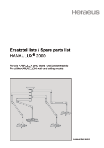 Heraeus_Hanaulux_2000_-_Spare_part_list