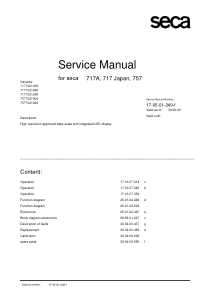 Seca_717_757_-_Service_manual