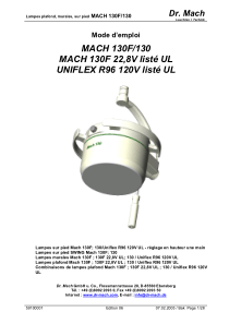 Dr._Mach_130,_130F_-_Manuel_d'instructions