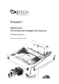 GasTech_D-Guard_Gas_Detector_-_Service_manual