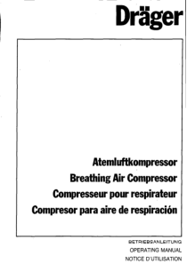Drager Compressor 1 - User manual (en,de)