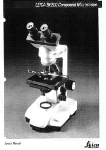 Leica BF200 - Service Manual
