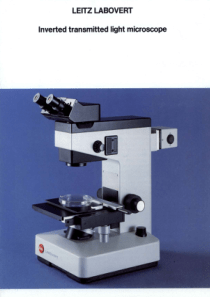 Leitz Labovert Microscope - User manual