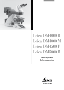 Leica DM-4000 Microscope - User manual (en,de)
