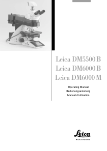 Leica DM-5500,6000 Microscope - User manual (en,de)