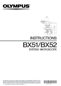 Olympus BX-51 & BX52 Microscope Manual