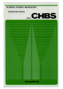 Olympus CHBS Manual