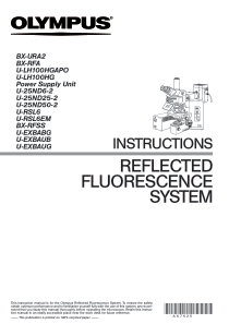 Olympus RFS Reflected Flourescence System Microscope Manual