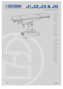 Eschmann_J1,J2,J3,J4,J5_Operation_Table_-_Service_manual