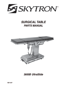Skytron_Elite_3600_Surgical_Table_-_Parts_catalog