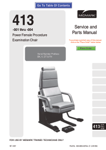 Midmark_413_Female_Examination_Chair_-_Service_manual