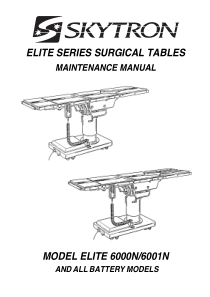 Skytron_Elite_6000_Surgical_Table_-_Maintenance_manual
