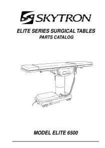 Skytron_Elite_6500_Surgical_Table_-_Parts_catalog