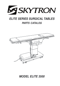 Skytron_Elite_3500_Surgical_Table_-_Parts_catalog
