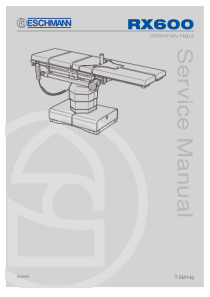 Eschmann_RX-600_Operation_Table_-_Service_manual