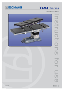 Eschmann_T20series_OperatingTable_UserGuide