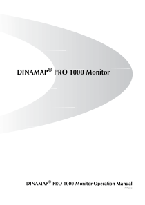 Critikon_Dinamap_Pro_1000_-_User_manual