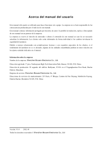 Biocare iM 12 Patient Monitor - User manual (spanish)